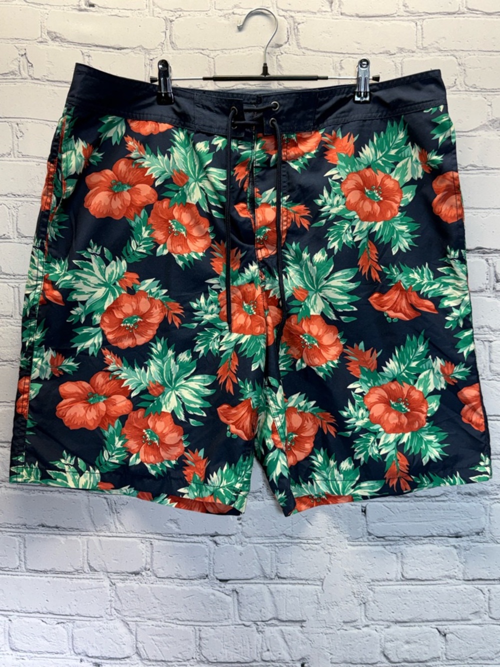 Gap Tropical Floral Drawstring Mesh Lined Swim Shorts Size XL